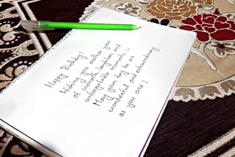 write beautiful handwritten letters and notes