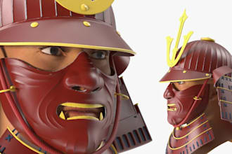 3d print wearable anime cosplay, evafoam pepakura, knight armor, stl helmet prop