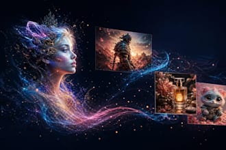 create custom ai art and portraits using midjourney ai