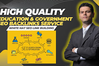 provide high quality education and government SEO backlinks