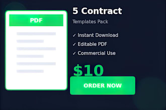 provide 30 freelance contract templates with white label agency license