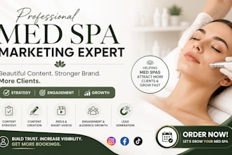 do med spa social media marketing content lead generation
