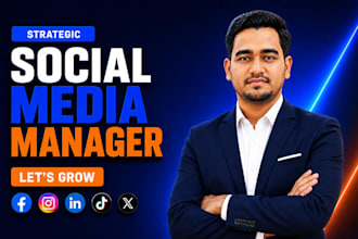 be your marketing manager for social media content and social media growth