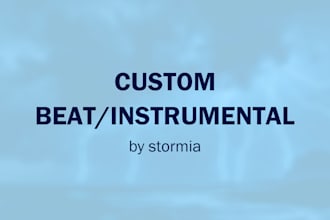 produce a custom beat or exclusive instrumentals