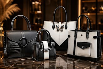 create custom 3d bag, tote bag, backpack, 3d handbag and bag product animation