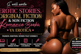 write custom seductive erotica, bdsm, lgbtq romance and kinky stories
