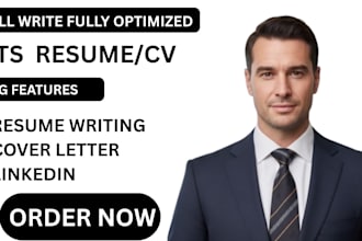 write, revamp or rewrite professional resume and cv