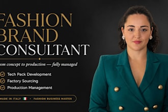 be your fashion brand consultant from concept to production