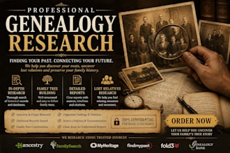 do genealogy research family history ancestry and family tree