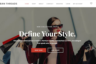 build a complete ecommerce web application using flask