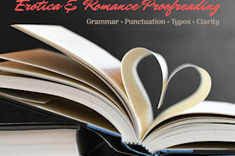 proofread your erotica or romance book