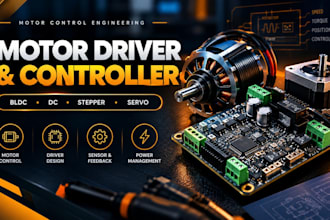 design dcbldc motor driver esc stepper servo controller mosfet igbt power stage