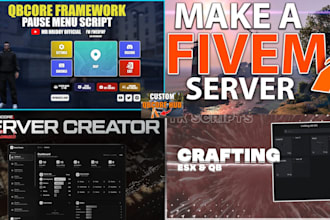 create custom fivem script for your esx or qbcore server