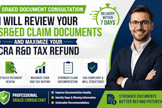review your sranded claim documents and maximize your cra randd tax refund
