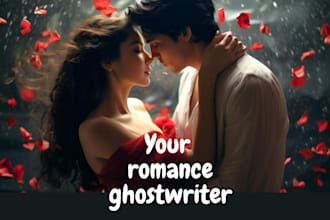 ghostwrite or rewrite a romance story that is unique
