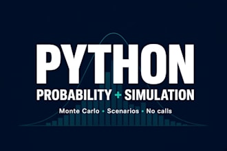 build a probability model and monte carlo simulation