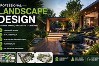 transform your outdoor space with a stunning landscape design