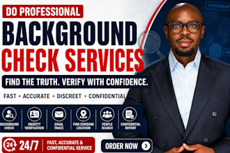background check, identity verification, email trace and find someone location