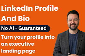 write a professional linkedin profile for founders