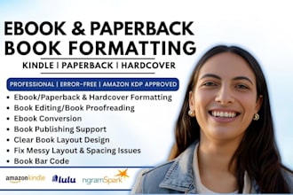do children book formatting, book interior design paperback kdp ebook formatting