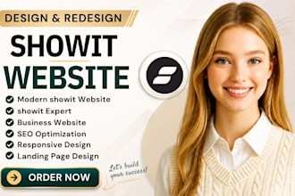 design redesign and customize showit website showit template showit photography