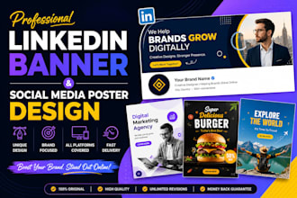design a professional linkedin banner that makes you stand out