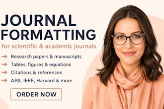 professionally format your research manuscript for your chosen journal