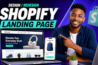 design shopify product page landing page with gempages shogun zipify pagefly