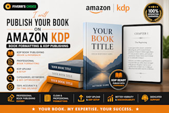publish book on amazon kindle kdp, book formatting, amazon kdp book publishing