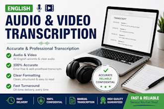 trancribe audio and video