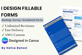 design fillable and interactive forms within 24 hours