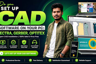 do set up lectra,gerber,optitex cad