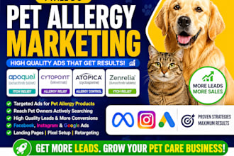 do pet allergy marketing apoquel cytopoint atopica zenrelia ads pet care leads
