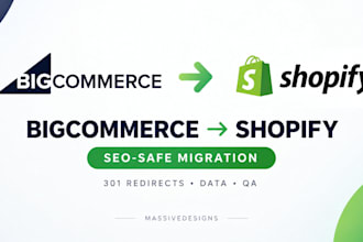 migrate bigcommerce to shopify SEO 301 redirects ecommerce migration shopify