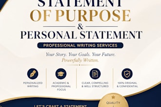 improve your personal statement, sop, scholarship sop to perfection
