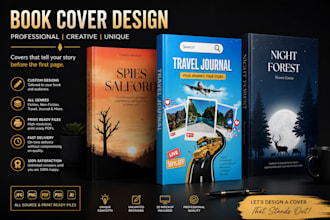 design original book cover design and ebook cover