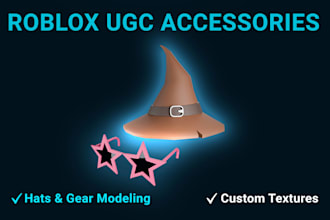 model custom roblox ugc accessories hats or gear