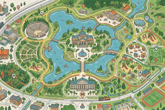 design custom wayfinding maps, site maps, floor maps and office directional maps