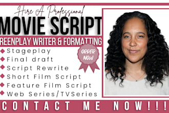 do script coverage and evaluation screenplay rewriting script editing polishing
