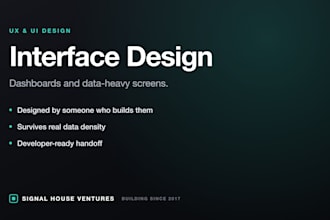 design a clean modern UI for your app dashboard or software