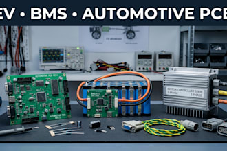 design ev electronics bms battery motor controller and automotive pcb