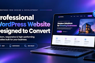 design wordpress website on gutenberg, divi, blocksy, kadence, bricks builder