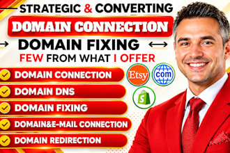 connect domain, fix dns, cloudflare setup, transfer or redirect domain