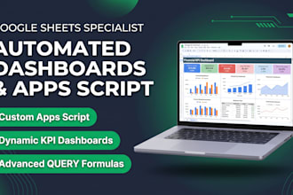 build automated google sheets dashboards