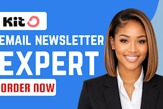 setup convertkit newsletter kit landing page convertkit email sequence expert