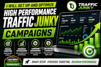 set up and optimize high performance trafficjunky campaigns