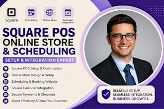 setup square pos online store scheduling website square calender integration