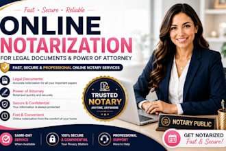 do online notarization for legal documents, power or attorney fast and secure