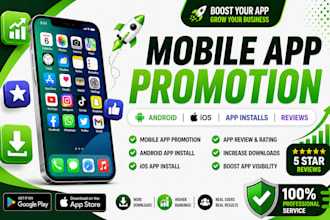 do mobile app promotion app install android ios app review website and app ads