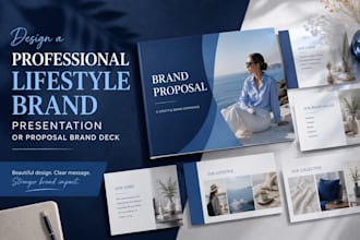 design fashion lifestyle beauty luxury personal brand presentation pitch deck